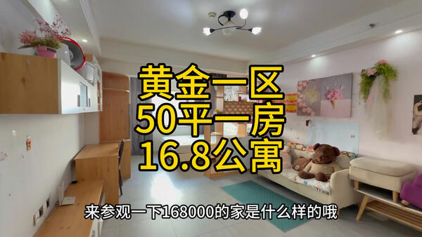 长沙医学院对面，黄金一区，50平电梯一房，16.8万，40年公寓